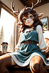 まだボテ腹が映える人妻獣人イラスト 54