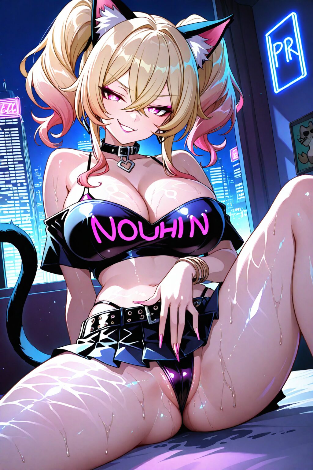 おっぱいで誘惑するビッチギャルイラスト集 3