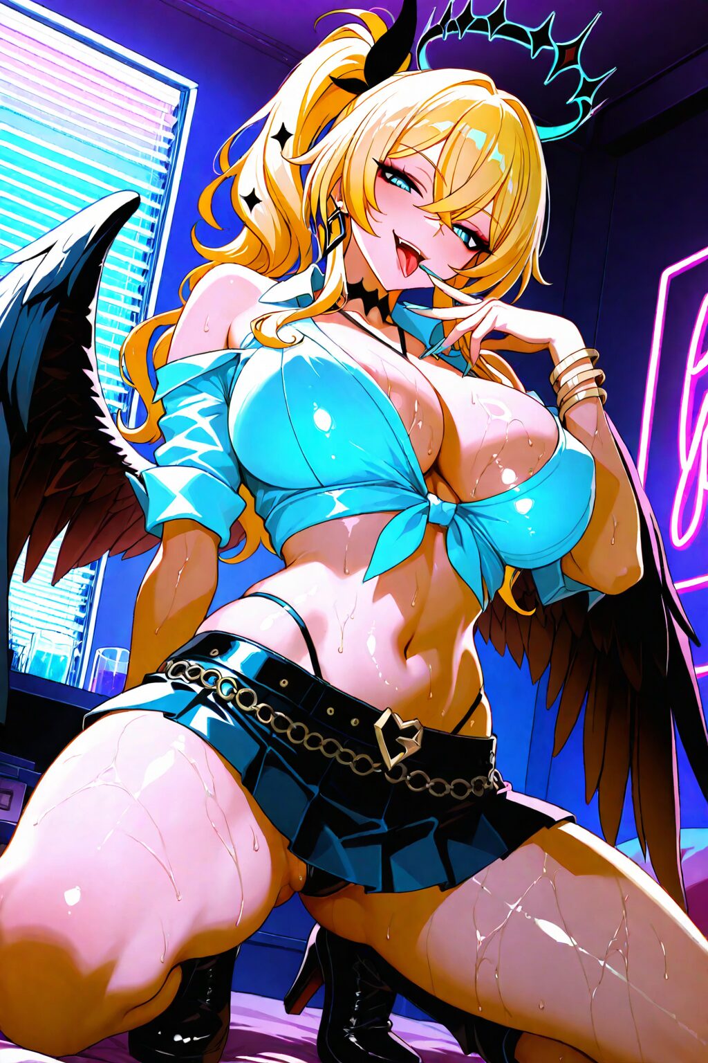 小悪魔ギャルの誘惑イラスト集 9