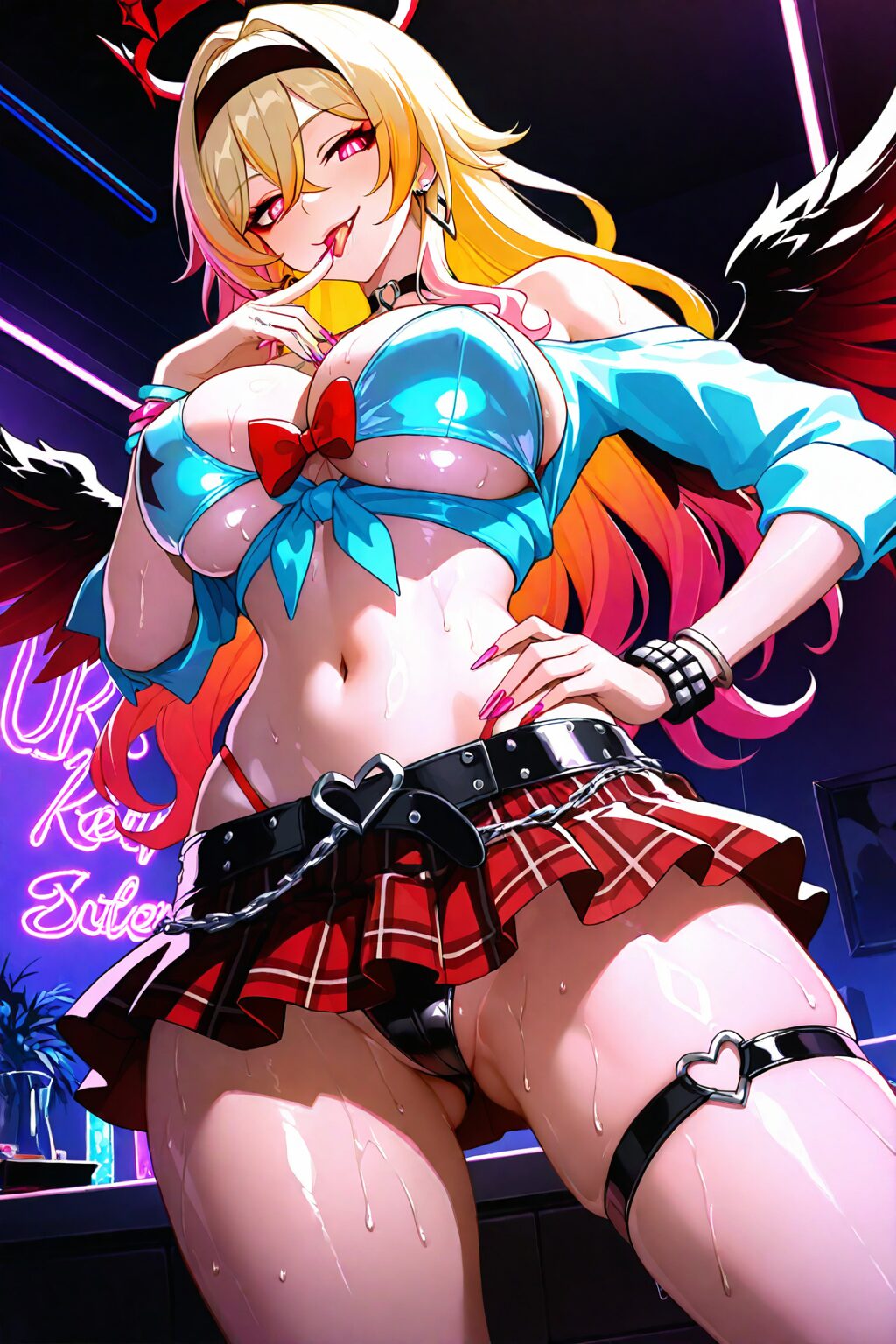 小悪魔ギャルの誘惑イラスト集 21
