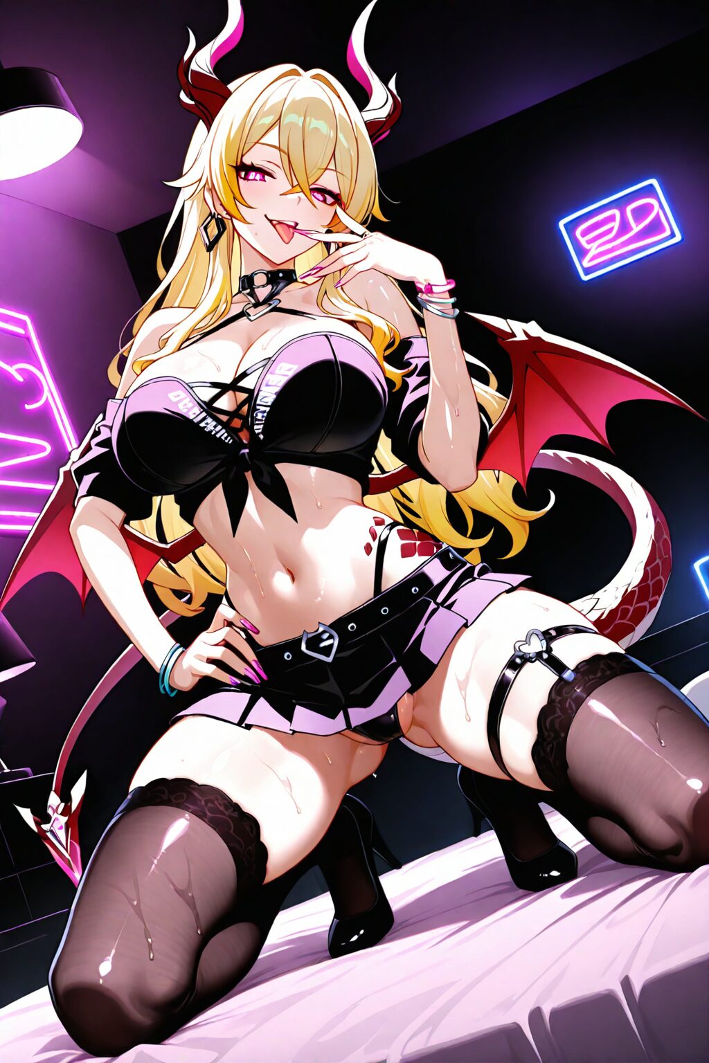 小悪魔ギャルの誘惑イラスト集 24