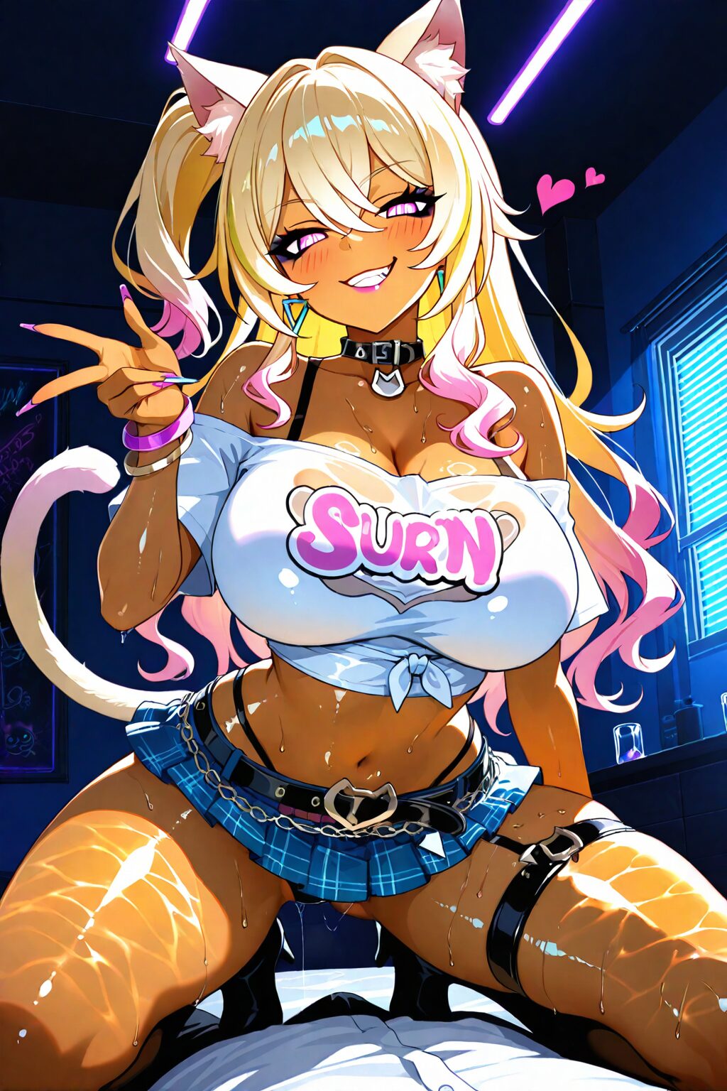 おっぱいで誘惑するビッチギャルイラスト集 27