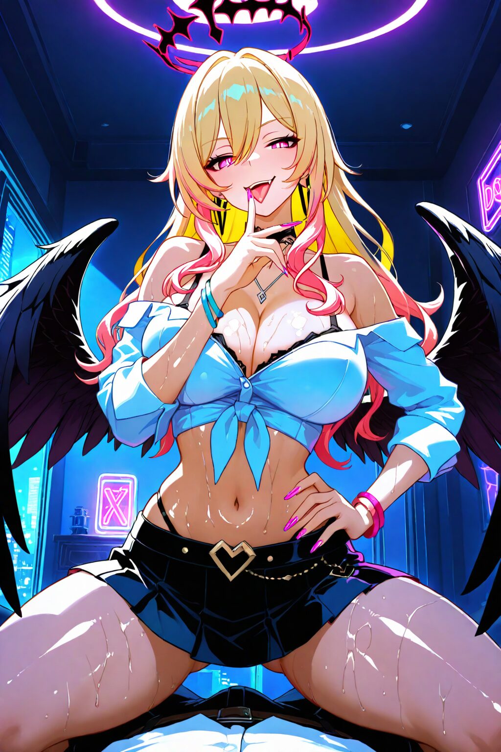 小悪魔ギャルの誘惑イラスト集 41