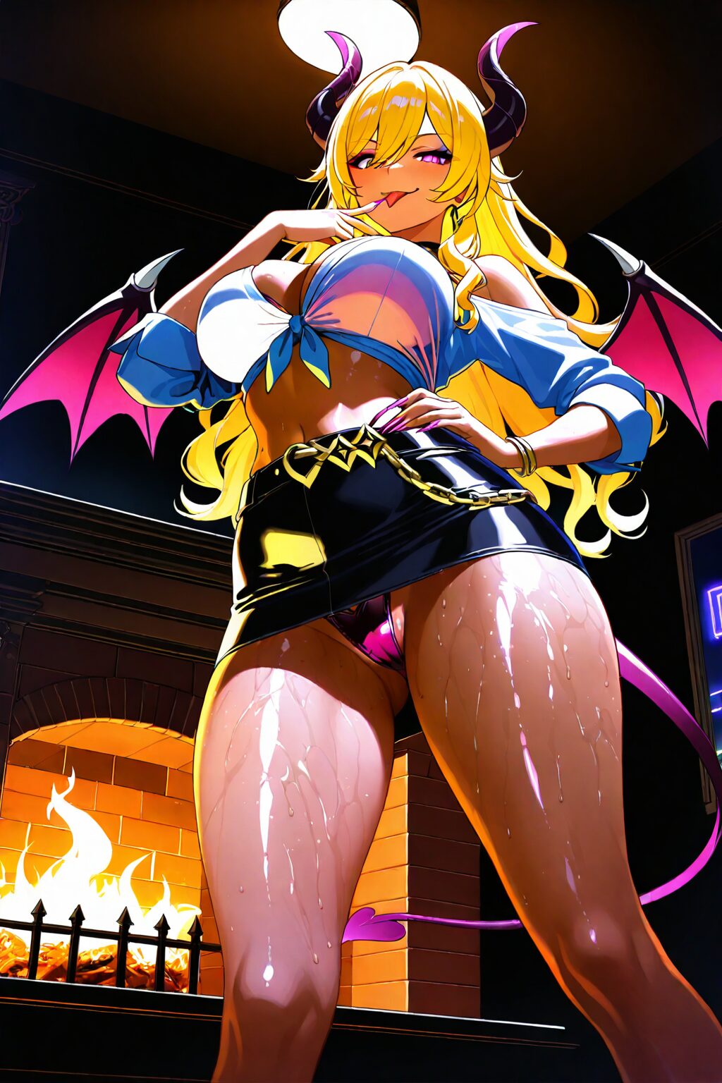 小悪魔ギャルの誘惑イラスト集 47