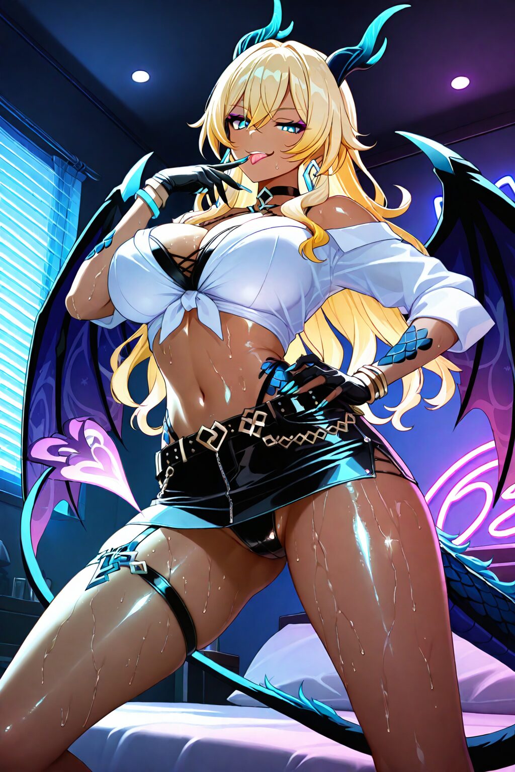 小悪魔ギャルの誘惑イラスト集 48