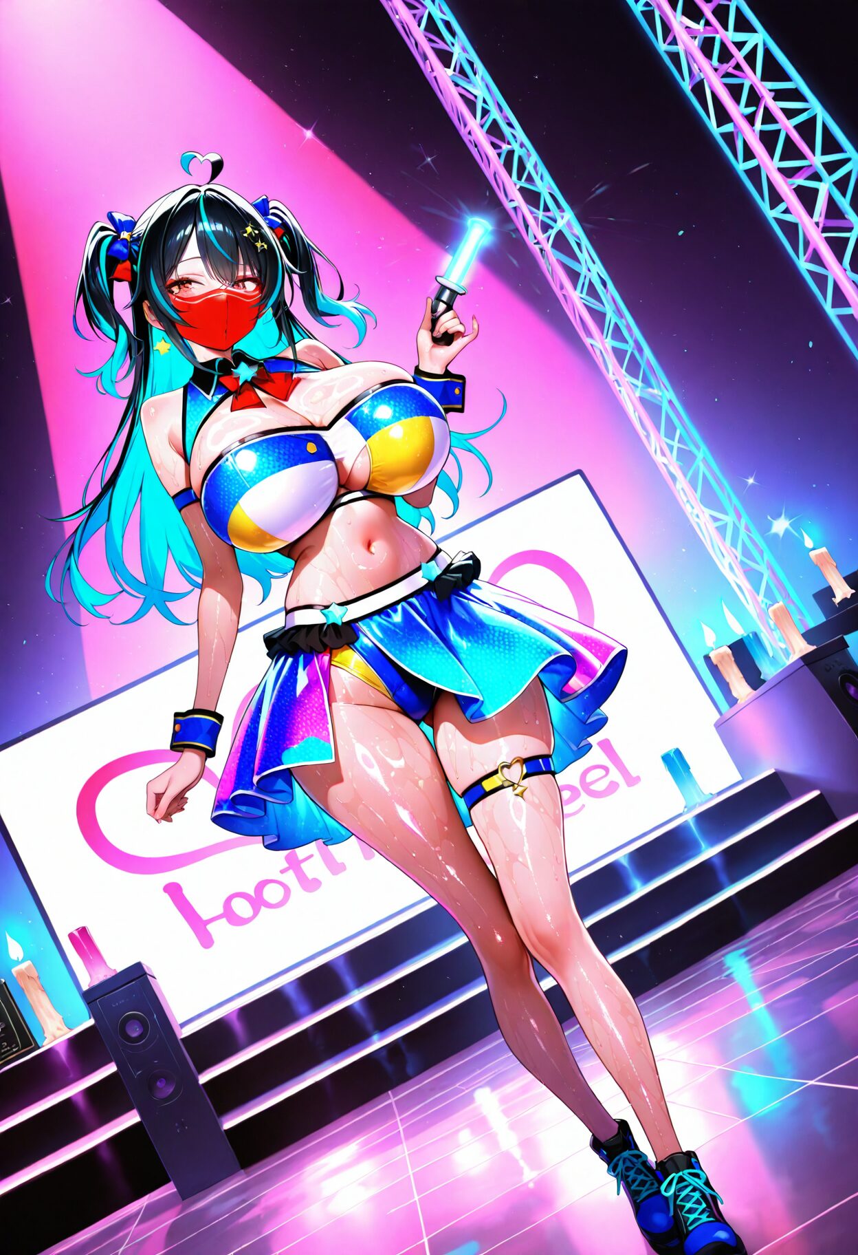 汗だく爆乳お姉さんイラスト集 28