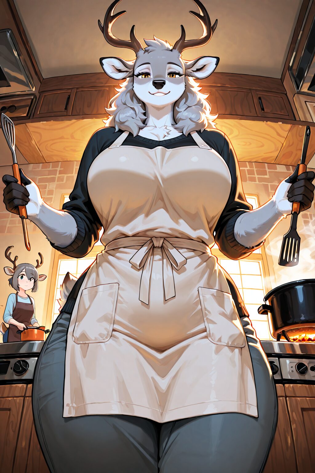 母性テーマ。巨乳ママケモに甘えたくなるイラスト 22