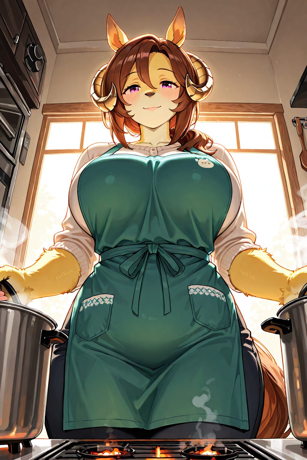 母性テーマ。巨乳ママケモに甘えたくなるイラスト 32
