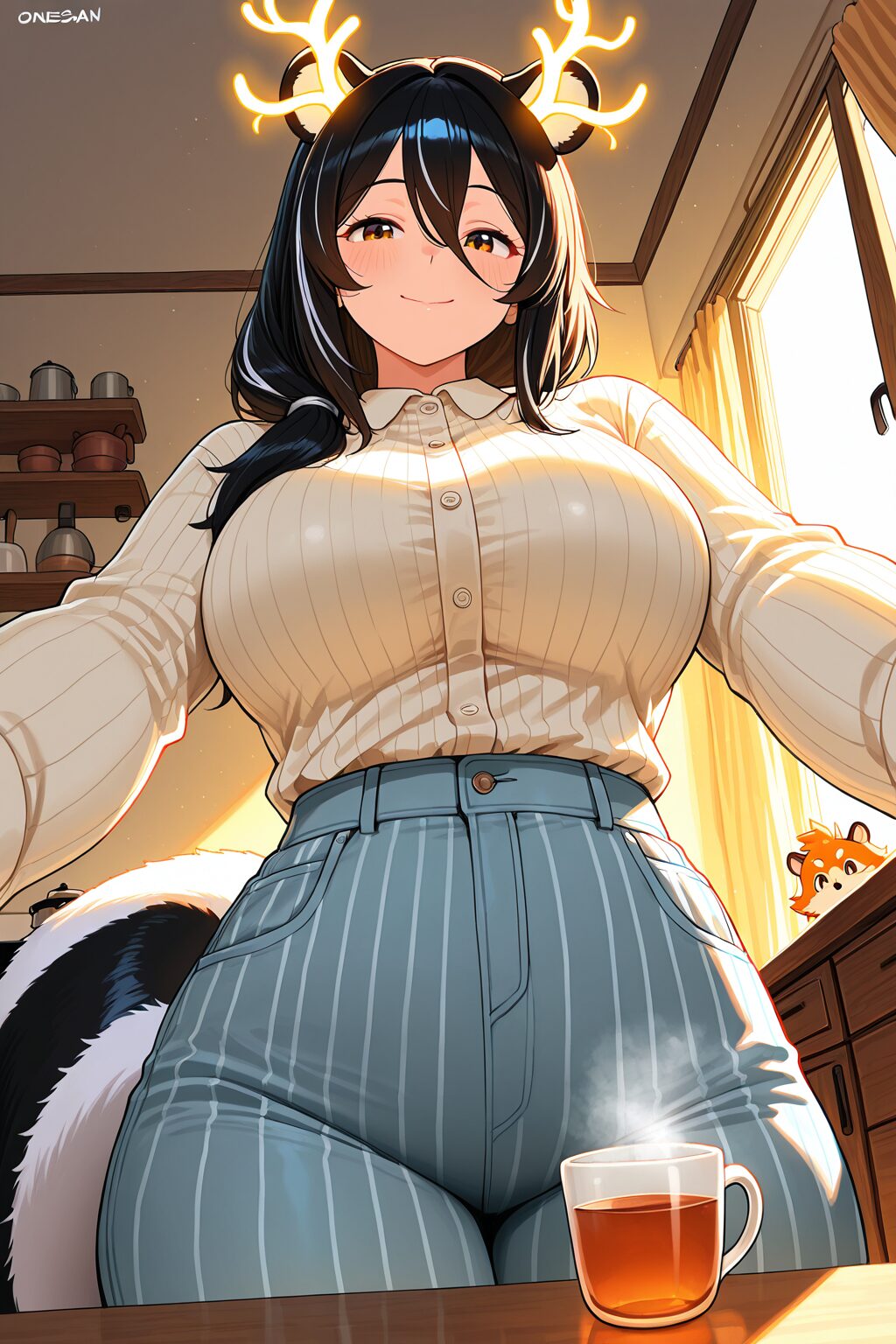 まだボテ腹が映える人妻獣人イラスト 36