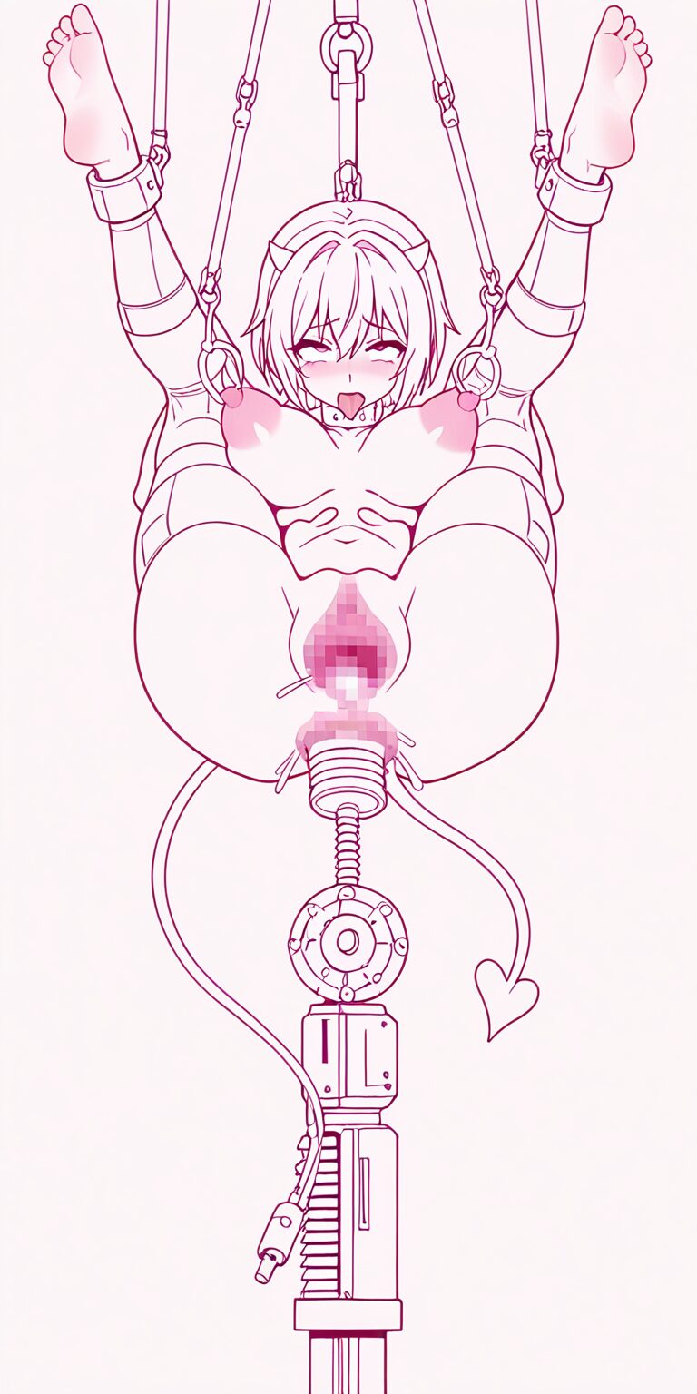 ボテ腹爆乳の白黒ケモ耳娘と寝バックセックス 9